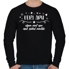 PRINTFASHION Keri apu - Férfi pulóver - Fekete férfi pulóver, kardigán