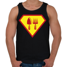 PRINTFASHION Kertész szuperhős - Férfi atléta - Fekete atléta, trikó