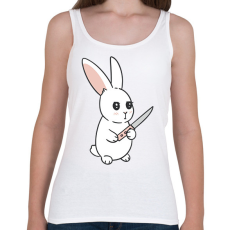 PRINTFASHION Késes nyúl - Női atléta - Fehér