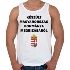 PRINTFASHION Készült... - Férfi atléta - Fehér atléta, trikó