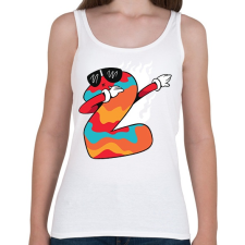 PRINTFASHION Kétéves - Női atléta - Fehér női trikó