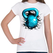 PRINTFASHION Kettleball - Női póló - Fehér női póló