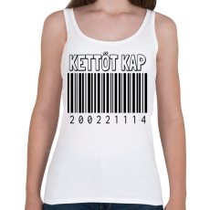 PRINTFASHION Kettőt kap - Női atléta - Fehér