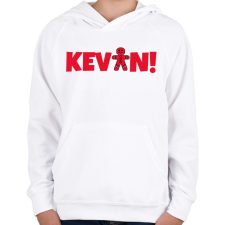 PRINTFASHION KEVIN2 - Gyerek kapucnis pulóver - Fehér gyerek pulóver, kardigán