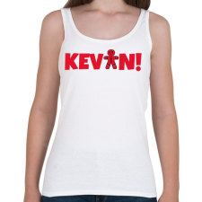 PRINTFASHION KEVIN2 - Női atléta - Fehér női trikó