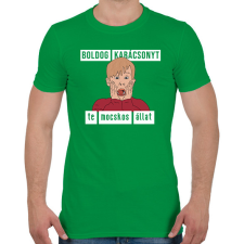 PRINTFASHION Kevin - Férfi póló - Zöld férfi póló
