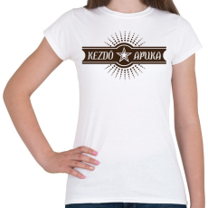 PRINTFASHION kezdo-apuka-brown - Női póló - Fehér