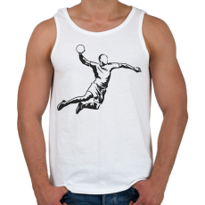 PRINTFASHION Kézilabdázó  - Férfi atléta - Fehér