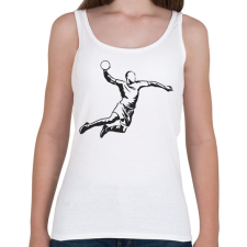 PRINTFASHION Kézilabdázó  - Női atléta - Fehér női trikó