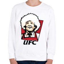 PRINTFASHION KFC Khabib - Gyerek pulóver - Fehér gyerek pulóver, kardigán