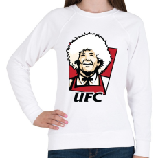 PRINTFASHION KFC Khabib - Női pulóver - Fehér