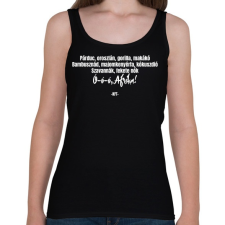 PRINTFASHION KFT - Afrika  - Női atléta - Fekete női trikó