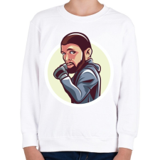 PRINTFASHION Khabib - Gyerek pulóver - Fehér gyerek pulóver, kardigán