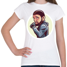 PRINTFASHION Khabib - Női póló - Fehér női póló