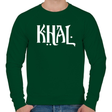 PRINTFASHION KHAL - Férfi pulóver - Sötétzöld férfi pulóver, kardigán