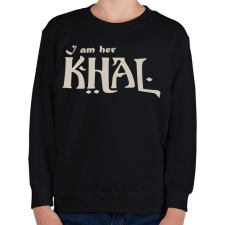 PRINTFASHION Khal - Gyerek pulóver - Fekete gyerek pulóver, kardigán