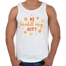 PRINTFASHION Ki mentett meg kit?  - Férfi atléta - Fehér