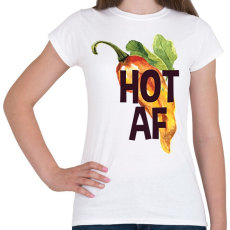 PRINTFASHION Kib*szott csípős paprika - Női póló - Fehér