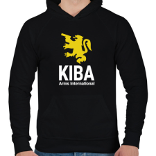 PRINTFASHION Kiba Arms International - Escape from Tarkov - Férfi kapucnis pulóver - Fekete férfi pulóver, kardigán