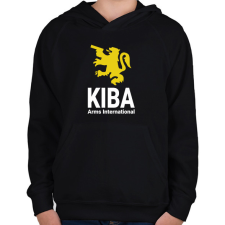 PRINTFASHION Kiba Arms International - Escape from Tarkov - Gyerek kapucnis pulóver - Fekete gyerek pulóver, kardigán