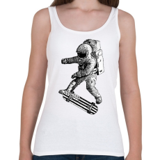 PRINTFASHION Kickflip in space - Női atléta - Fehér