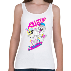 PRINTFASHION Kickflip wolf - Női atléta - Fehér