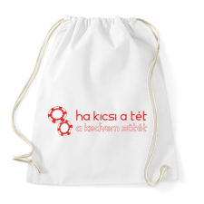 PRINTFASHION kicsi-a-tet-red-white - Sportzsák, Tornazsák - Fehér tornazsák