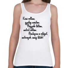 PRINTFASHION KICSI VOLTAM - Női atléta - Fehér