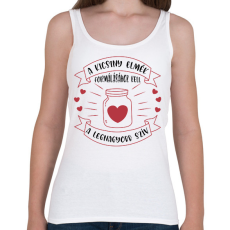 PRINTFASHION Kicsiny elmék formálása - Női atléta - Fehér