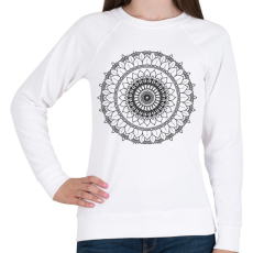 PRINTFASHION Kifesthető mandala minta3. - Női pulóver - Fehér