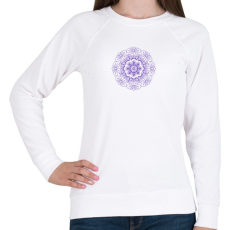 PRINTFASHION Kifesthető mandala minta8. - Női pulóver - Fehér
