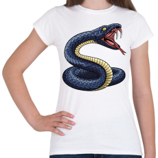 PRINTFASHION Kígyó  - Női póló - Fehér