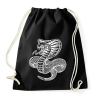 PRINTFASHION Kígyó  - Sportzsák, Tornazsák - Fekete