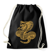PRINTFASHION Kígyó  - Sportzsák, Tornazsák - Fekete tornazsák