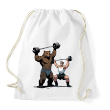 PRINTFASHION Kigyúrt állatok - Sportzsák, Tornazsák - Fehér tornazsák