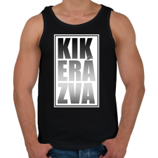 PRINTFASHION Kikerázva - Férfi atléta - Fekete atléta, trikó