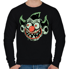PRINTFASHION Killer Klowns - Férfi pulóver - Fekete