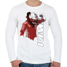 PRINTFASHION KIMI - Férfi hosszú ujjú póló - Fehér férfi póló