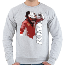 PRINTFASHION KIMI - Férfi pulóver - Sport szürke férfi pulóver, kardigán