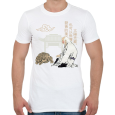 PRINTFASHION Kínai közmondás - Férfi póló - Fehér