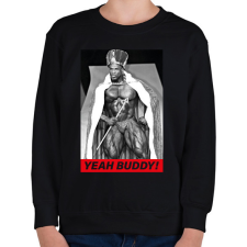 PRINTFASHION King Coleman - Gyerek pulóver - Fekete gyerek pulóver, kardigán