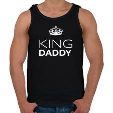 PRINTFASHION KING DADDY - Férfi atléta - Fekete atléta, trikó