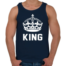 PRINTFASHION KING - Férfi atléta - Sötétkék atléta, trikó