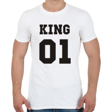 PRINTFASHION King - Férfi póló - Fehér férfi póló
