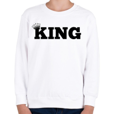 PRINTFASHION King  - Gyerek pulóver - Fehér