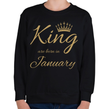 PRINTFASHION king - Gyerek pulóver - Fekete gyerek pulóver, kardigán