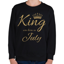 PRINTFASHION king - Gyerek pulóver - Fekete gyerek pulóver, kardigán