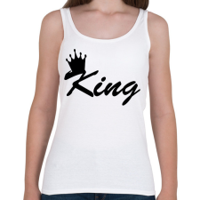 PRINTFASHION king - Női atléta - Fehér női trikó