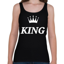 PRINTFASHION King - Női atléta - Fekete női trikó