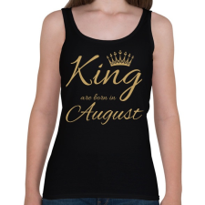 PRINTFASHION king - Női atléta - Fekete női trikó